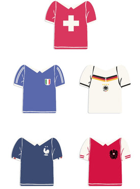 Fussball Trikot sortiert