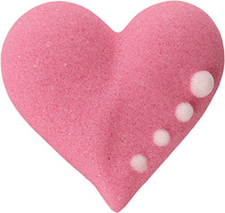 Coeur blanc rose