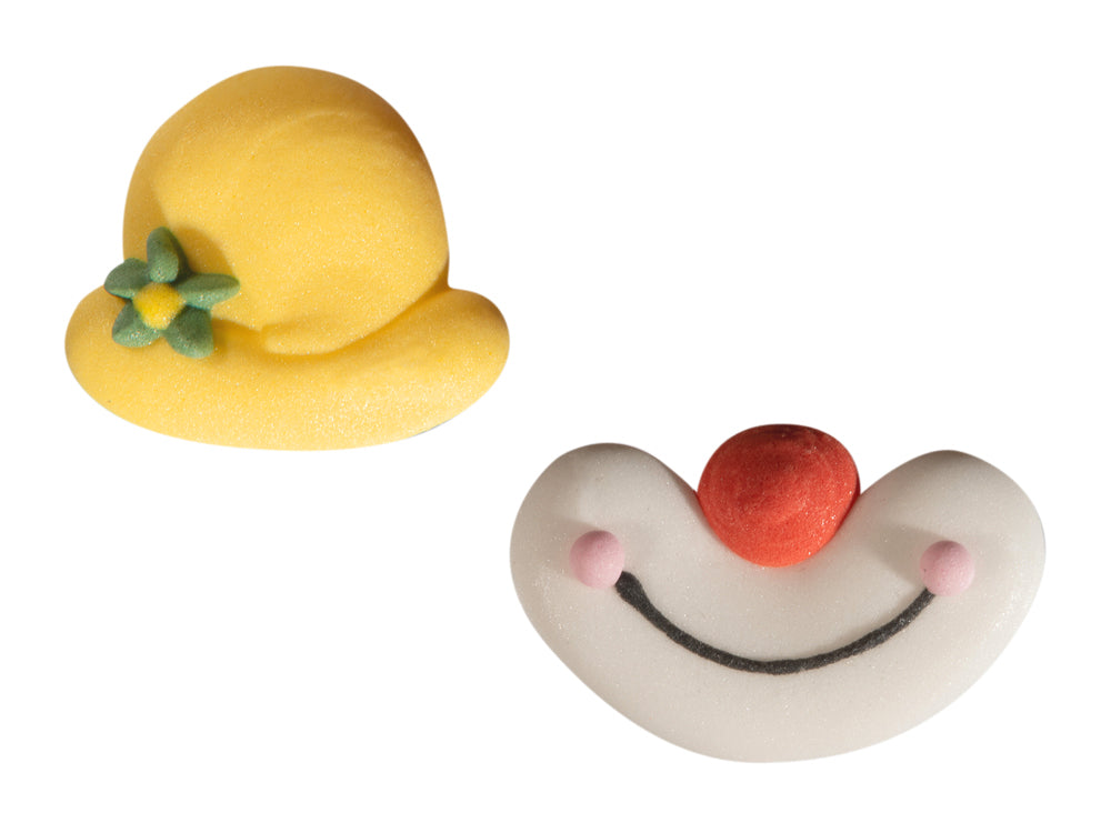 Bouche + chapeau clown