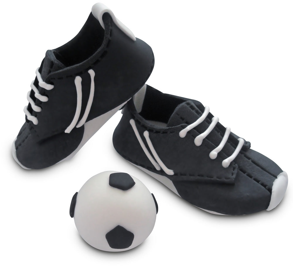 Set di calcio in bianco e nero