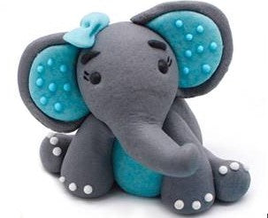 Baby elephant turquoise