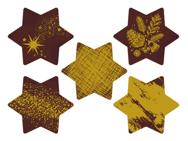 Christmas star series gold