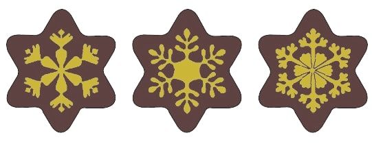 Star with snowflake