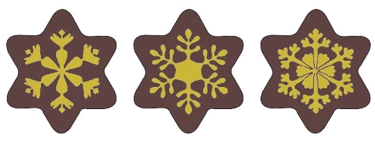 Star avec flocon de neige