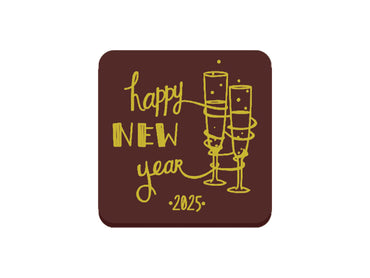 Happy New Year Sektglas