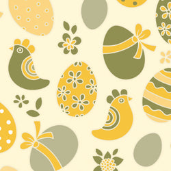 Foil chicks with egg