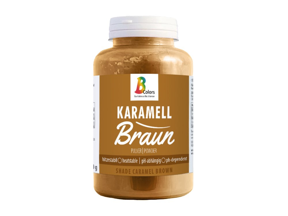 Pulver Dose Karamell Braun 120g