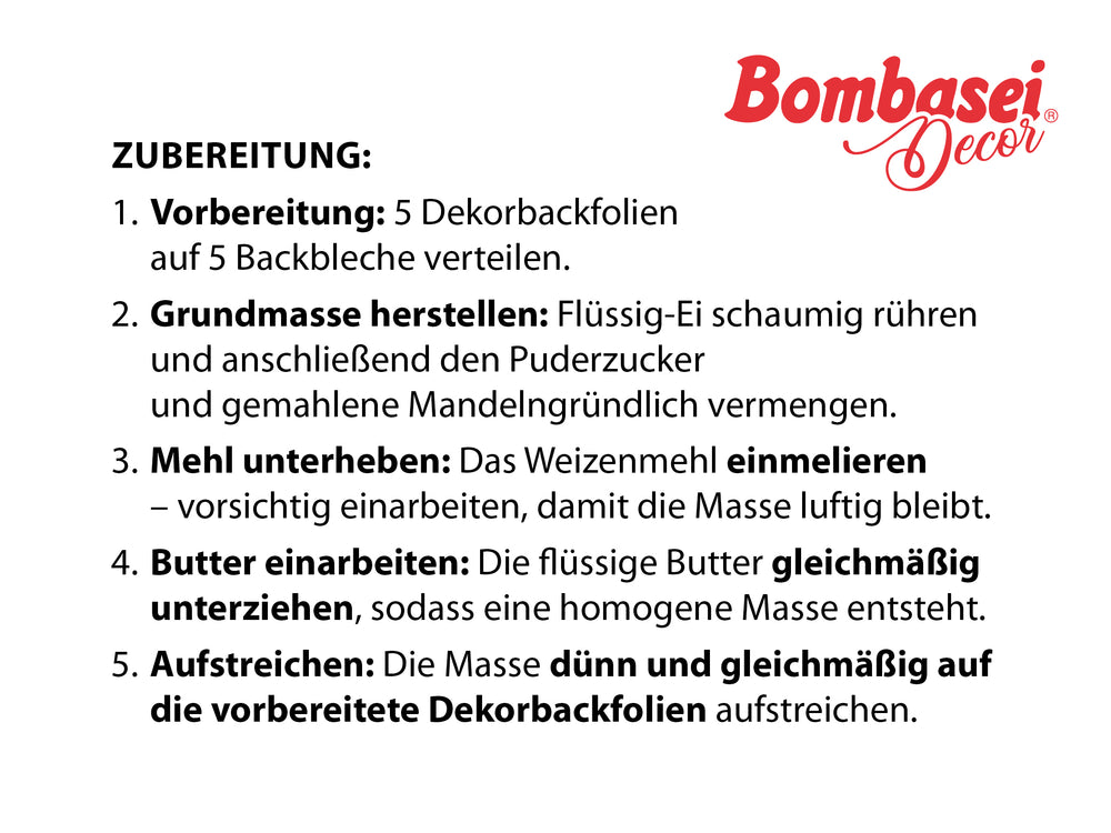 Backfolie Weihnachten